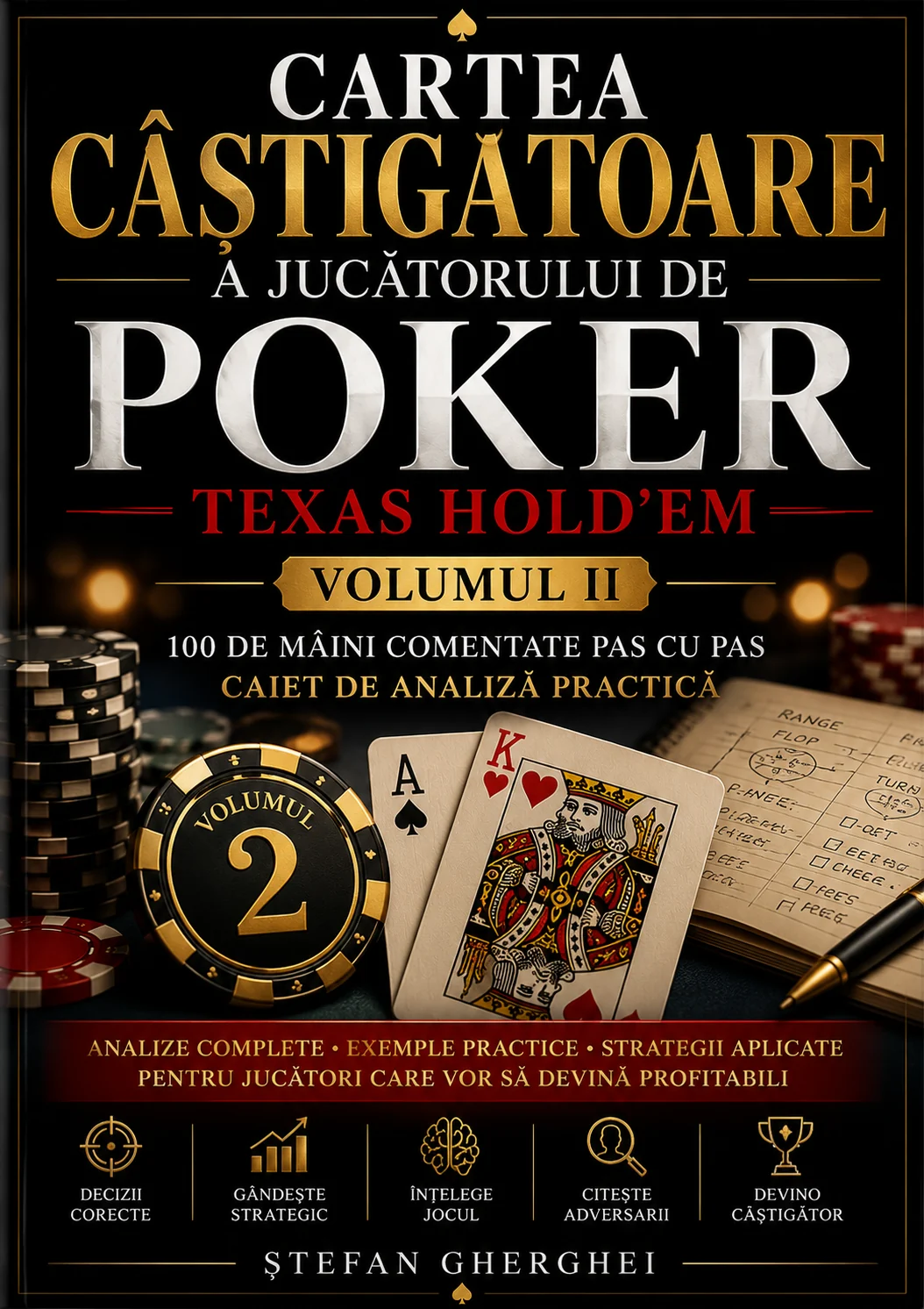 Coperta cărții Cartea Câștigătoare a Jucătorului de Poker